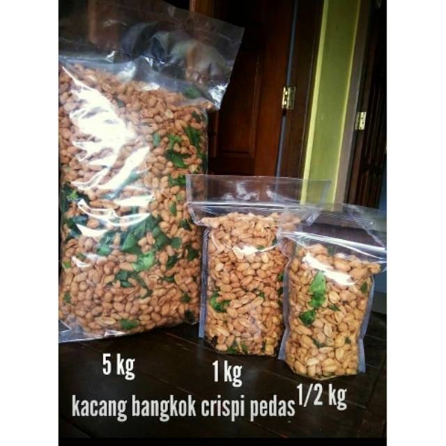 

Kacang bangkok krispy pedas kemasan 5kg an