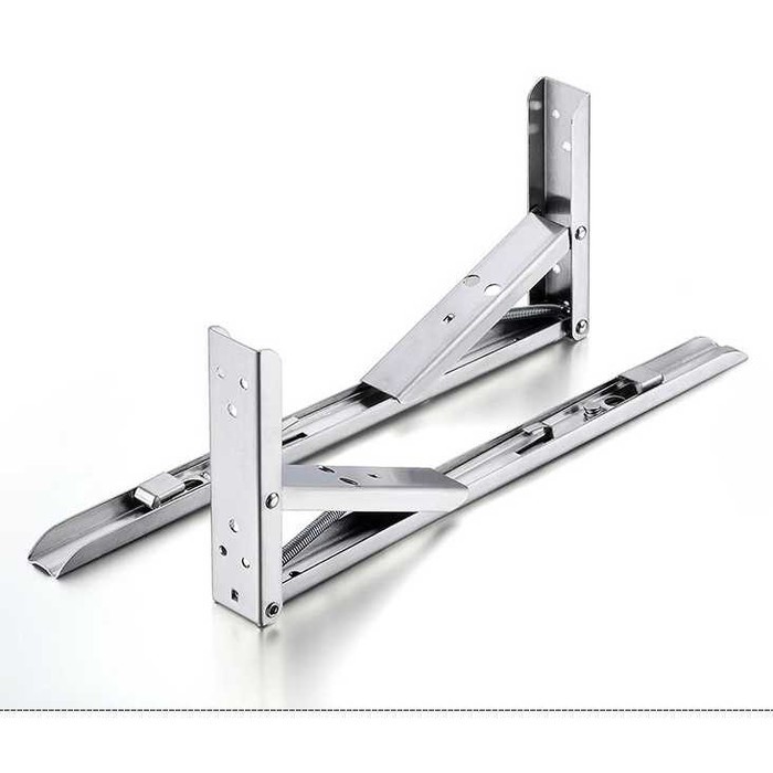 Bracket Engsel Siku Stainless Steel Load 65kg 8 Inch 2PC -BR36