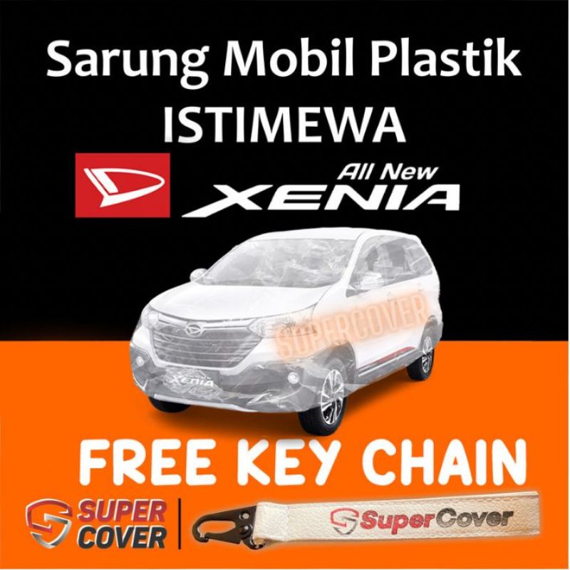 cover mobil Xenia / sarung mobil Xenia transparan termurah dan terlaris waterproof