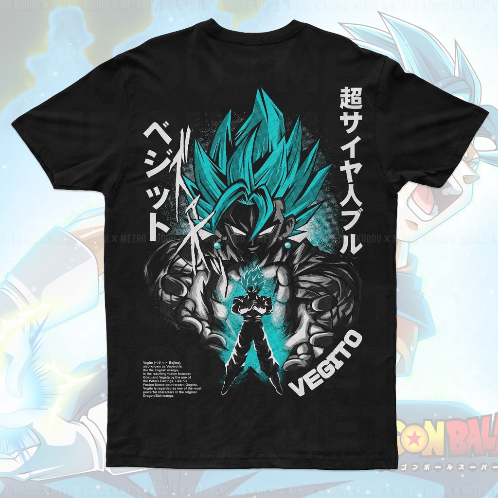 Tshirt Vegito Super Saiyan Blue Anime Manga Dragon Ball Premium Unisex