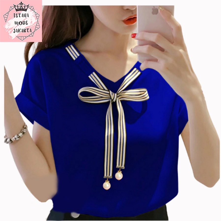 ISTANA MODE JAKARTA Blouse Laura / Blouse Thalia / Blouse Verra / Blouse Wanita / Fashion Wanita / imjv6-4