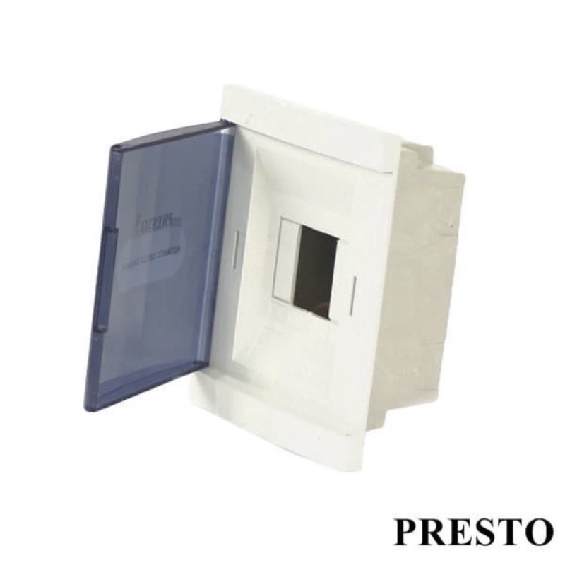 Presto Box MCB 4 / 6 / 8 / 12 Grup Inbow + Tutup - Box Mcb Tanam Presto