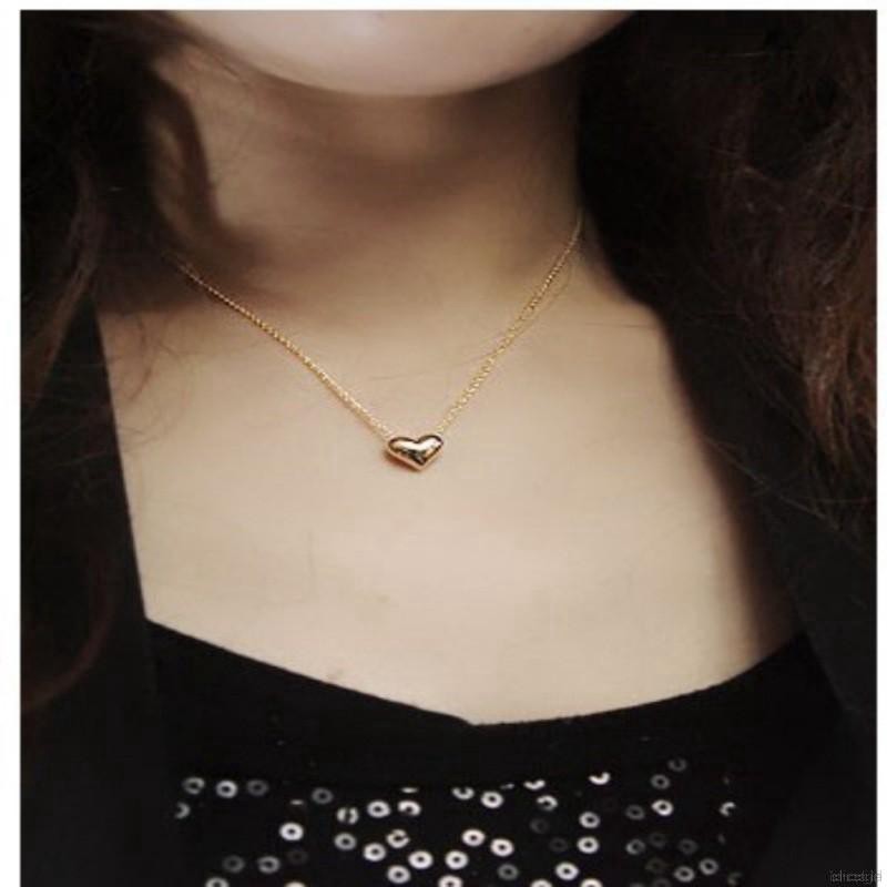 Kalung Wanita Liontin Love Gold Silver