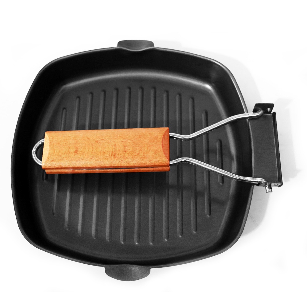 FM - Wajan Lipat Square Grill Pan 20 cm - G2403 /  Penggorengan / Anti Lengket
