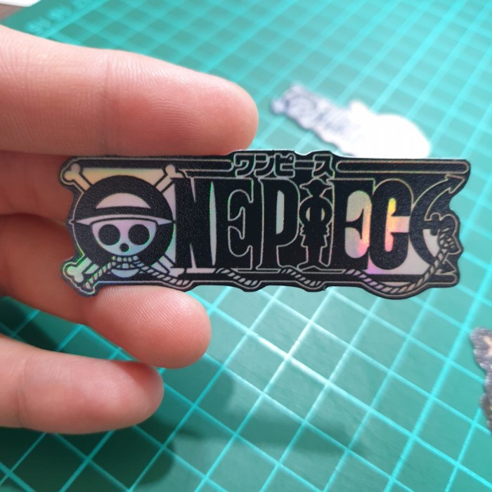 

Sticker Hologram Anime - PSH1075 - One Piece - Logo BW