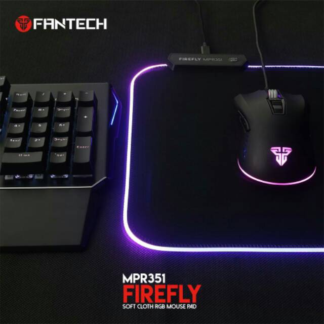 Mousepad Gaming Fantech RGB FIREFLY MPR 351S