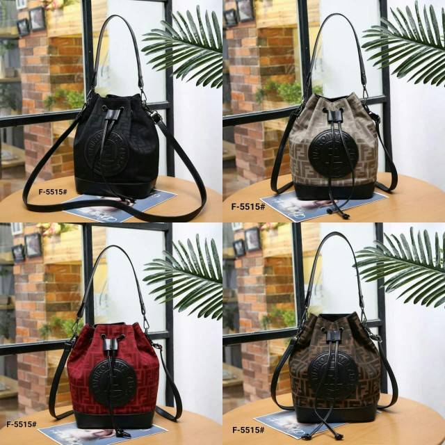 Bucket Bag Fendi Mon Tresor Canvas  V5515