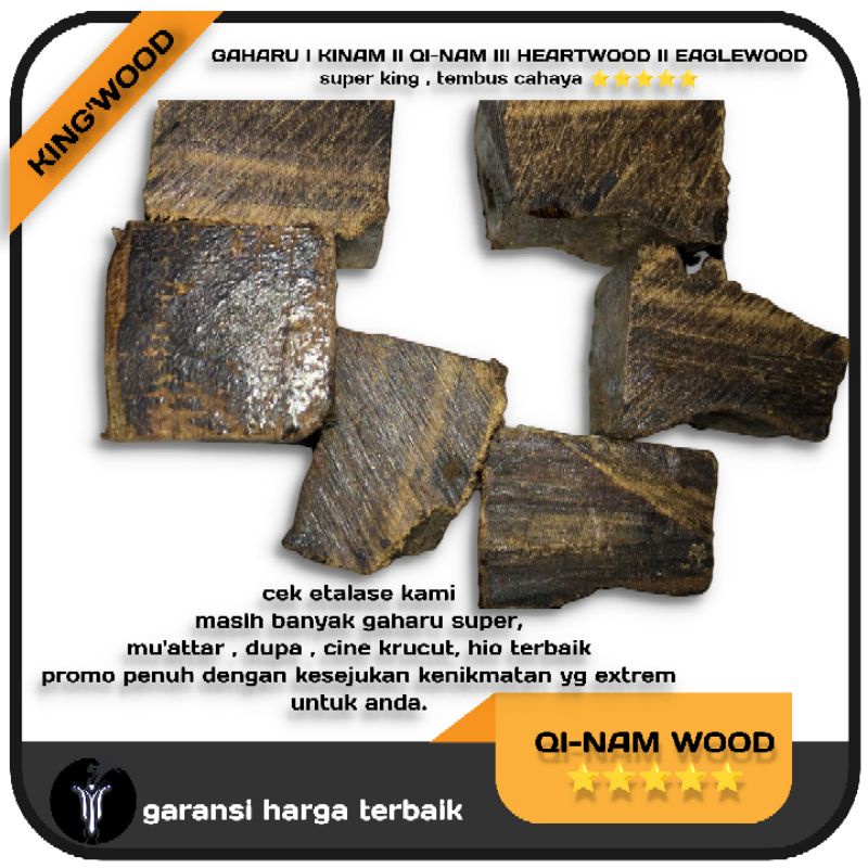 HABIBstore ⭐⭐⭐⭐⭐      kayu gaharu dobel super king'oud Qinan oud untuk sample marketing