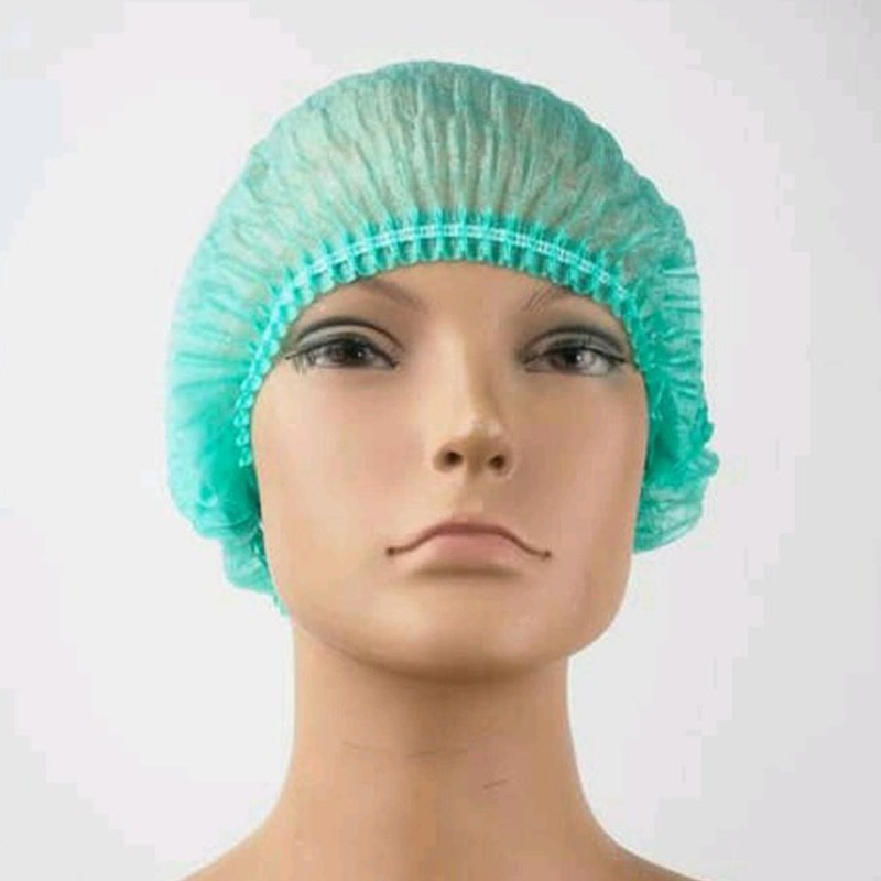 Fit-U Hair Net Diposable Cap Green 50 Pcs