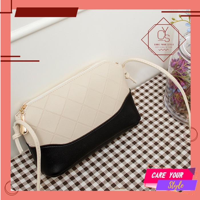 CYS Tas Wanita Selempang Fashion Korea Tas Wanita Simple Kekinian Tas Import Berkualitas T82