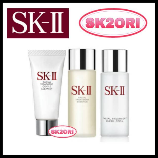 SK-II SKII SK2 FTE 30ml + FTCL 30ml+  Cleanser 20gr