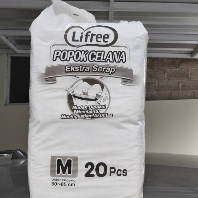 Lifree Popok Celana Dewasa Ekstra Serap Size M20 L16 XL12 Kemasan Hijau dan Value Pack