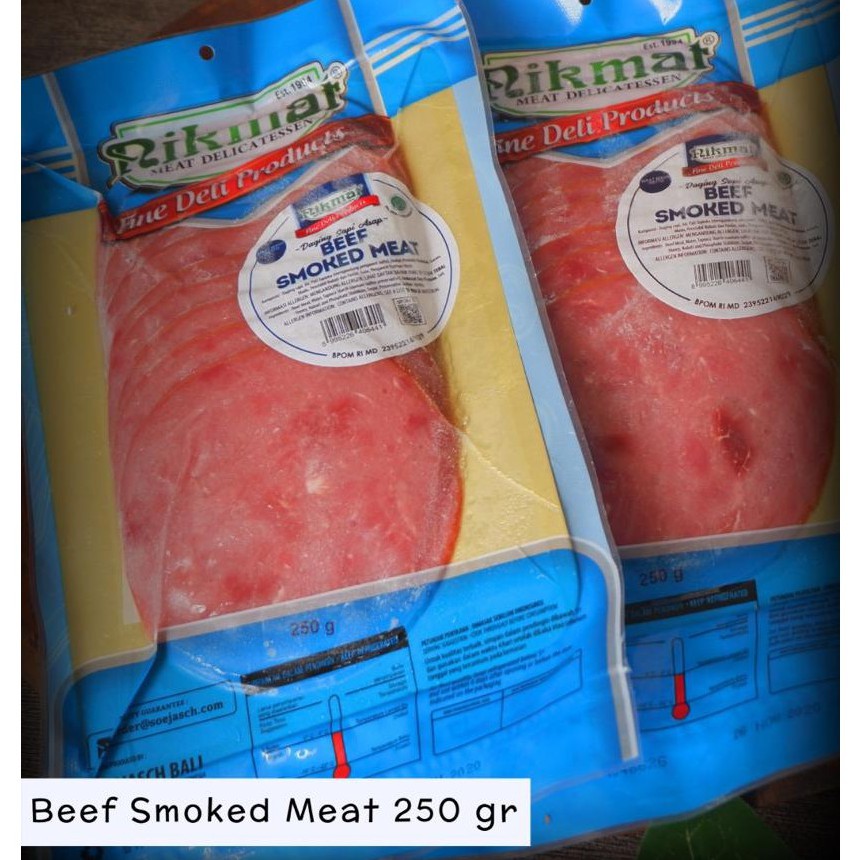 

NIKMAT BEEF SMOKED MEAT HALAL - DAGING SAPI ASAP