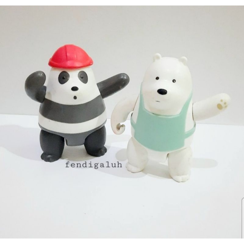 Figure We Bare Bears Character/ Figure/ Pajangan/ Miniatur
