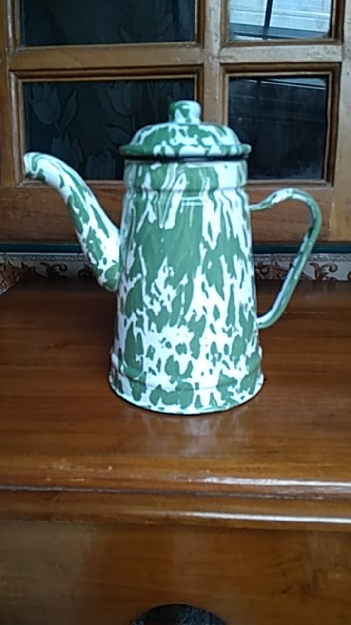 Eskan Lurik 13 Cm / Eskan Blirik / Teko Poci 13 Cm