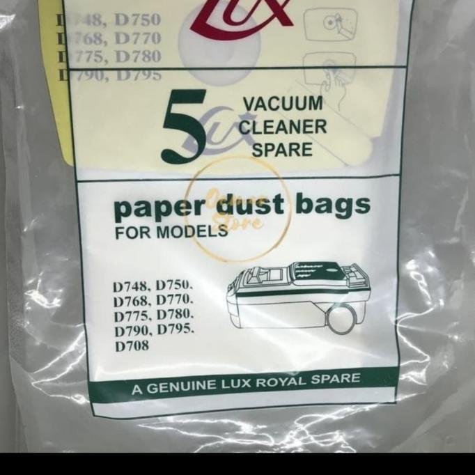 Kantong Debu Vacuum Cleaner Lux D775/D790/D708/D780 ada terus