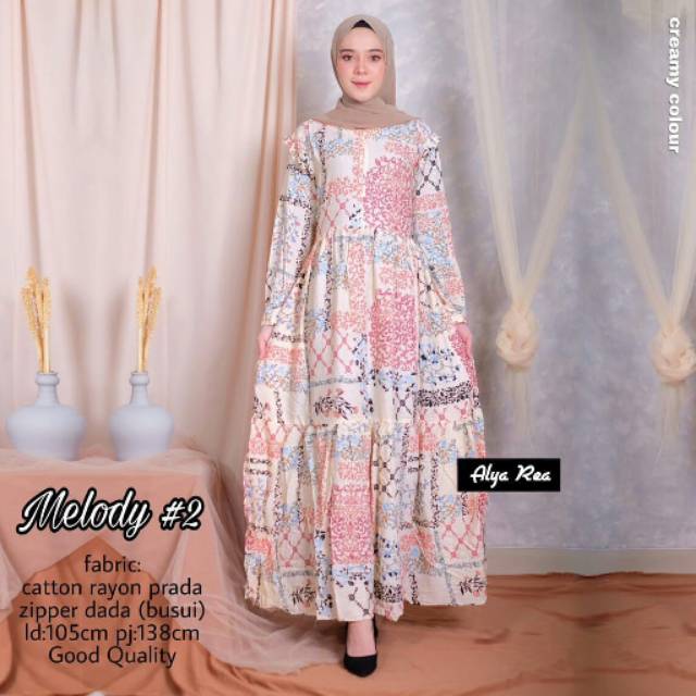 MELODY DRESS / NIANA DRESS / DRESS BUSUI / RAYON VISCOSE / HOME DRESS - Sunny Catalog