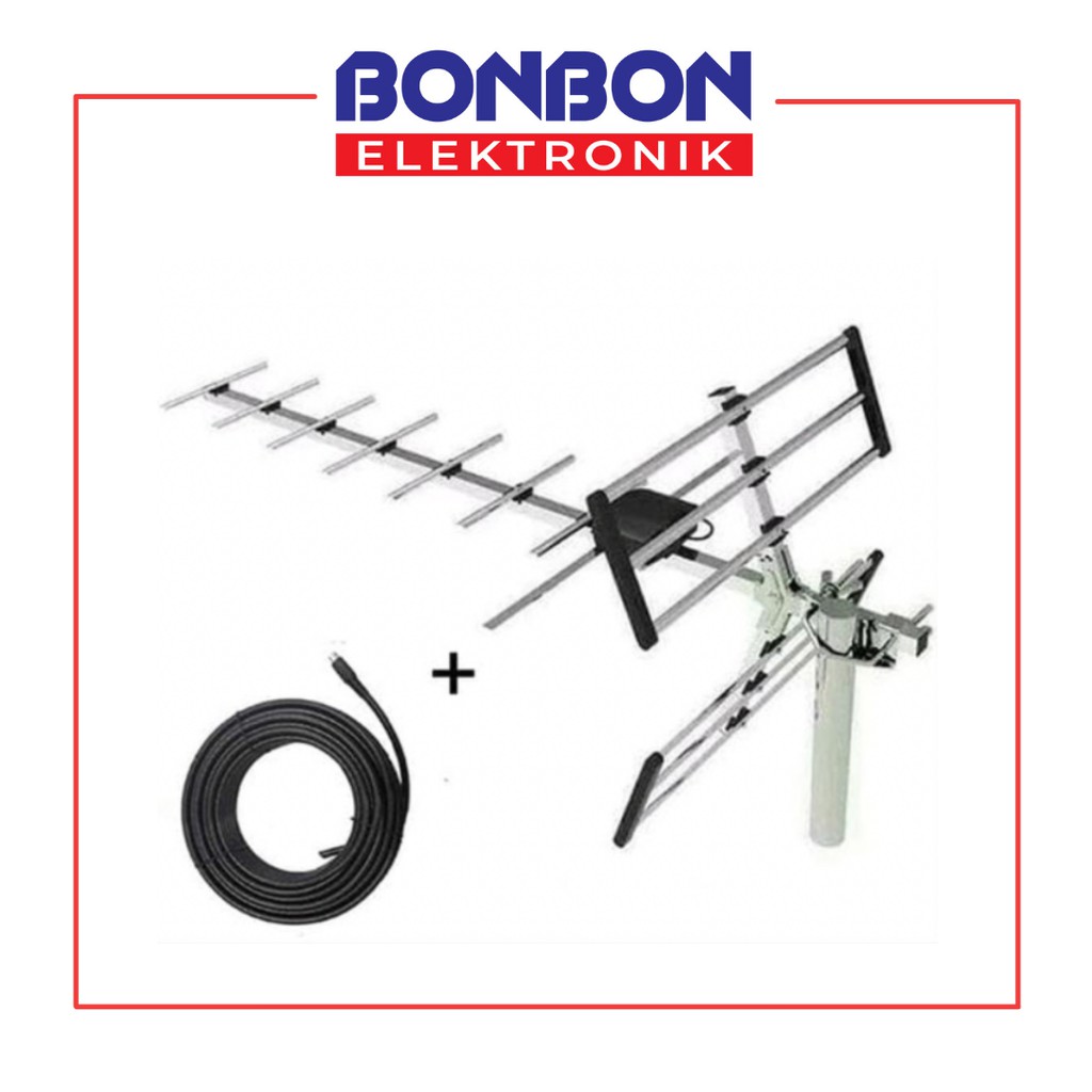 Sanex Antena Digital Luar / Outdoor SN-889 DG DVB-T2 / SN 889DG / SN889DG FREE KABEL