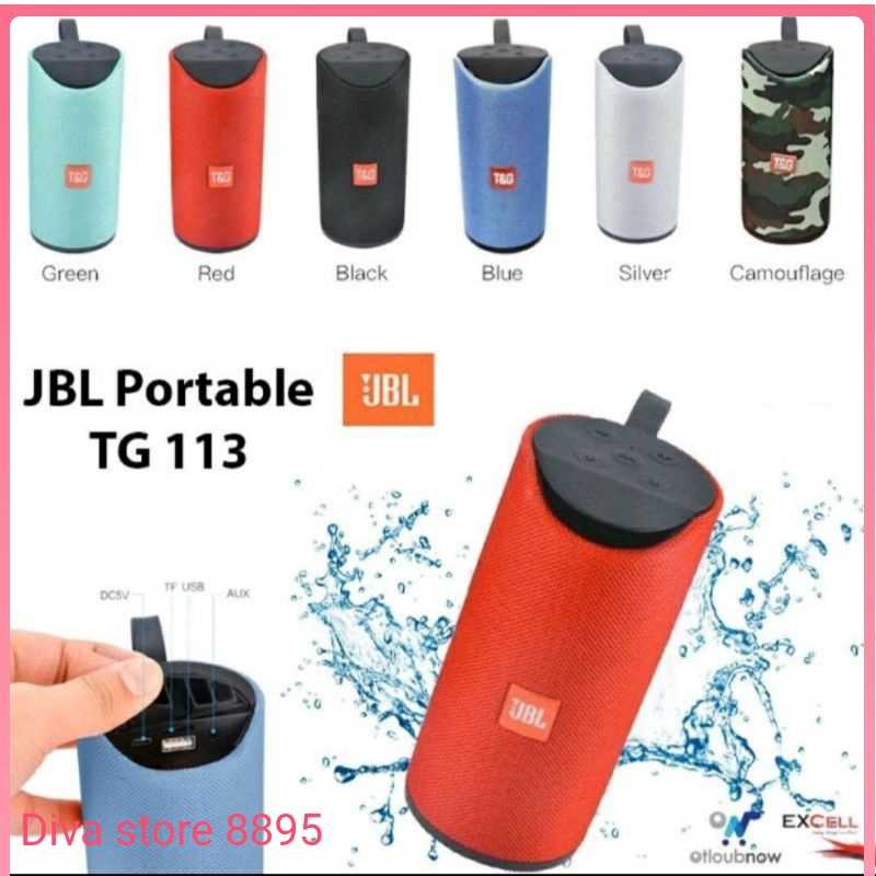 Speaker Bluetooth JBL TG113 Speaker Bluetooh Wireless Portable Speaker TG 113 Super Bass KMS E62 Speaker Musik Mini TG-113 JY /SPEAKER PORTABLE