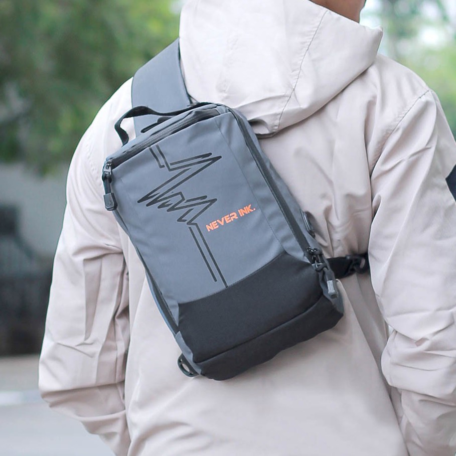 Tas Selempang Pria Waterproof Anti Air Sling Bag Distro