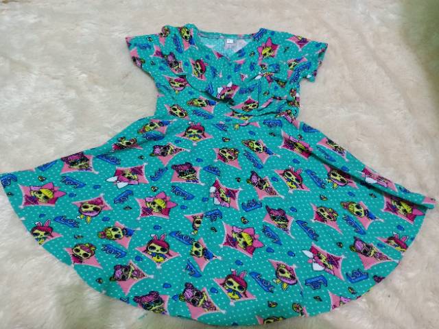 dres waffle anak~ model payung v