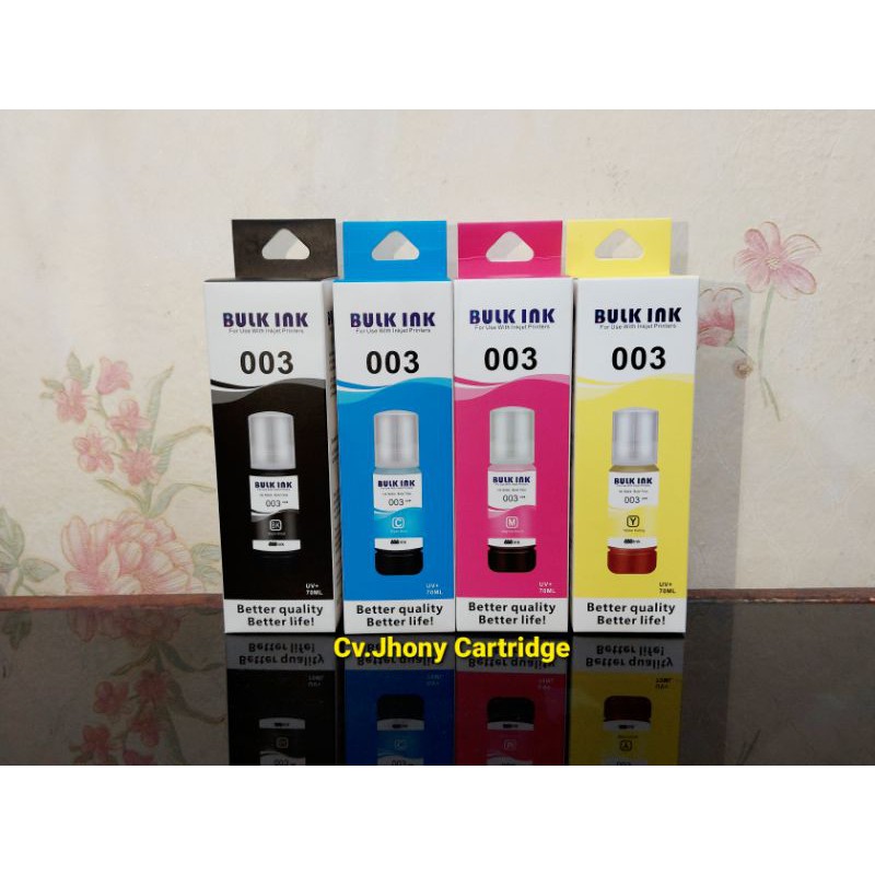 Tinta Korea Bulk ink Epson 003 Hitam Black 003 Cyan Magenta Yellow