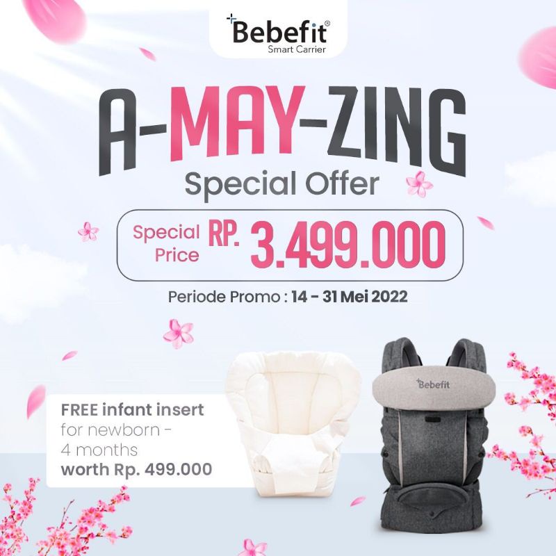 Bebefit Korea Smart Baby Carrier Foldable Hipseat/Gendongan Bayi