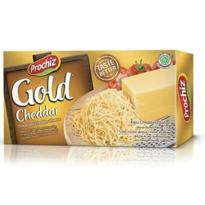 

PROCHIZ KEJU GOLD CHEDDAR 170 GRAM