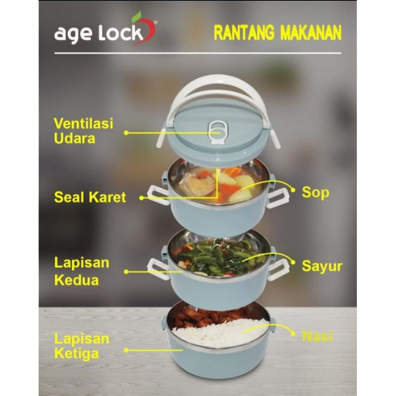 Lunch Box Age Lock LLV 33 HK