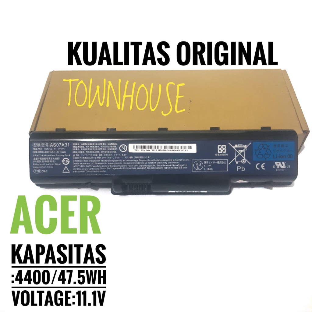 Baterai Acer 4710 4310 4920 4736 2930 4535 4720 4730 4520 4715 AS07A41 AS07A42 AS07A32 AS07A