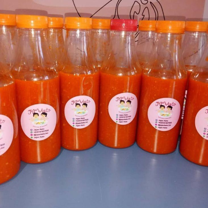 

[ Premium Quality ] saos sambal tanpa gula keto friendly