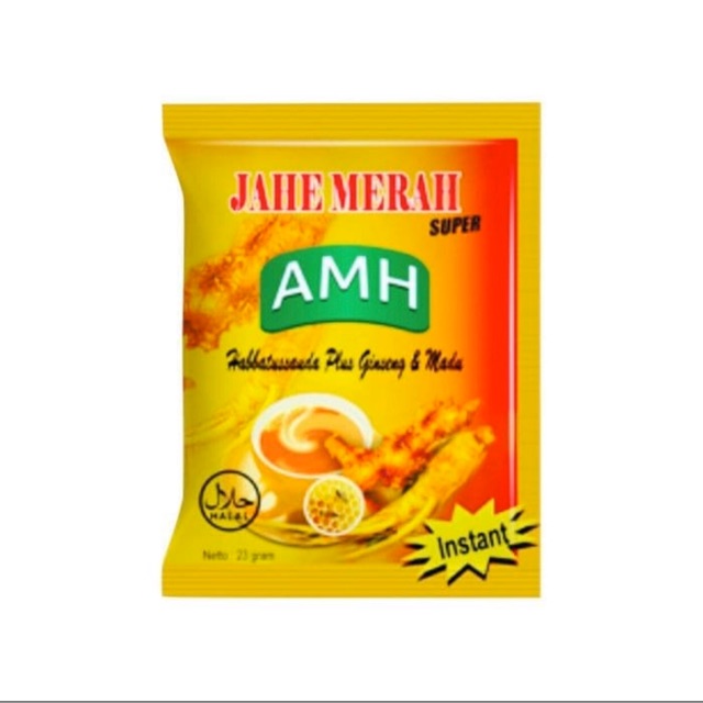 

Jahe Merah Super AMH - 1 pak isi 12 sachet