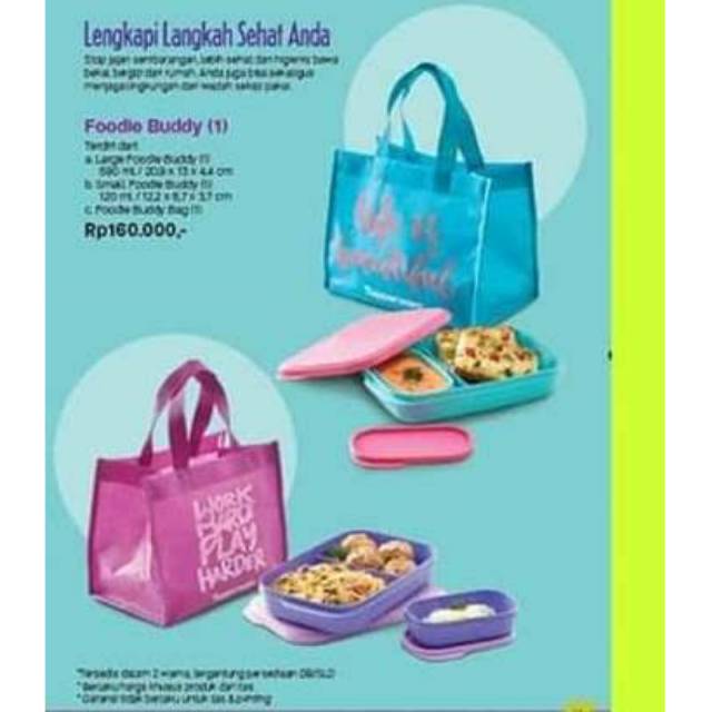 Tupperware Foodie Buddy ( Kotak Makan Dewasa )
+ Gratis Tas