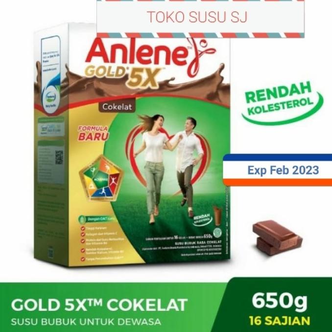 

ANLENE GOLD PLUS COKLAT 650 GR/650GR/ SUSU LANSIA/ORANG TUA