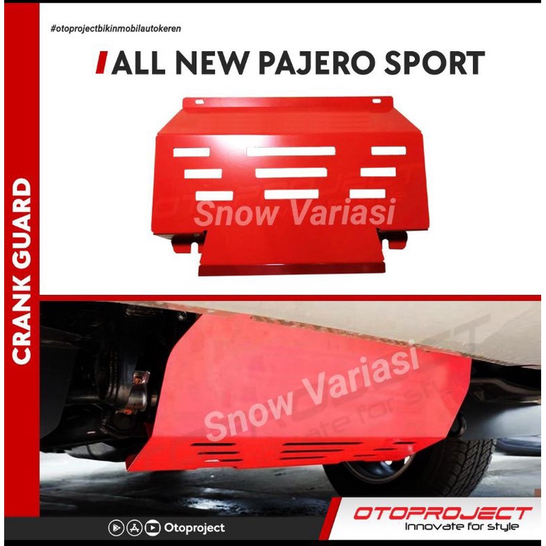 Crank Guard All New Pajero 2016 2018 2020 2021 Pelindung bawah mobil