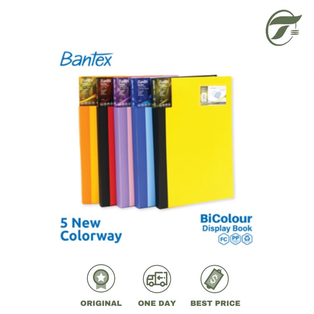 

Bantex BICOLOUR Display Book Folio 20 Pocket 3183