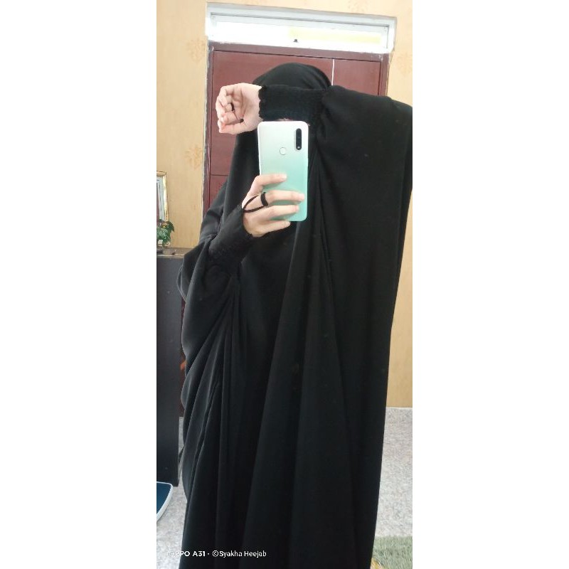 French Khimar overhead sifon/siffon silk/siffon Arab