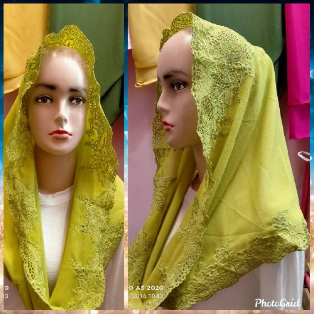 Jilbab Sorong bordir model Yeni wahid
