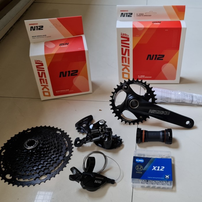Groupset Sepeda Niseko N12 1 x 12 Speed