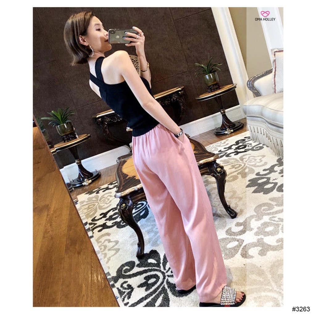 (COD) OH Fashion Tank Top  Halter Rajut Ayuna Import #3263 🟠