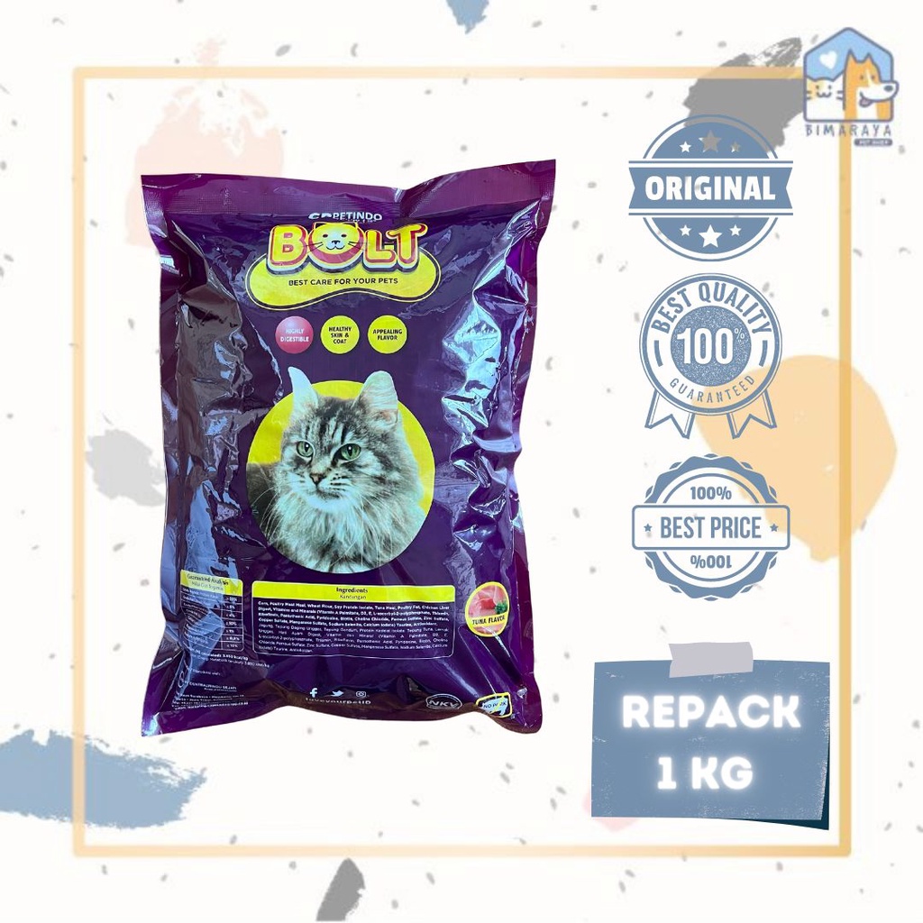 BOLT TUNA CAT FOOD / MAKANAN KUCING