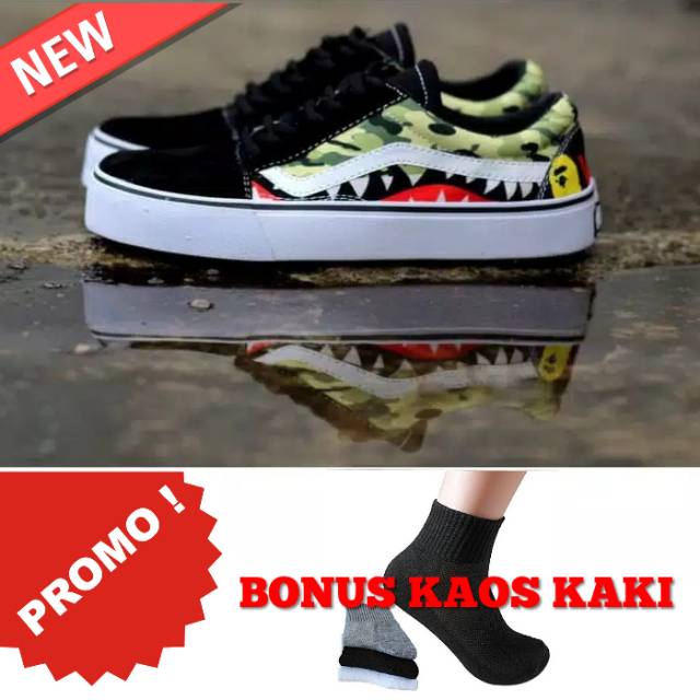 BIGPROMO!!!Sepatu VANS Pria Murah Santai Gaya Wafle DT IFC MOTIF SK8 HIGH TERBARU WAFFLE DT ICC IFF