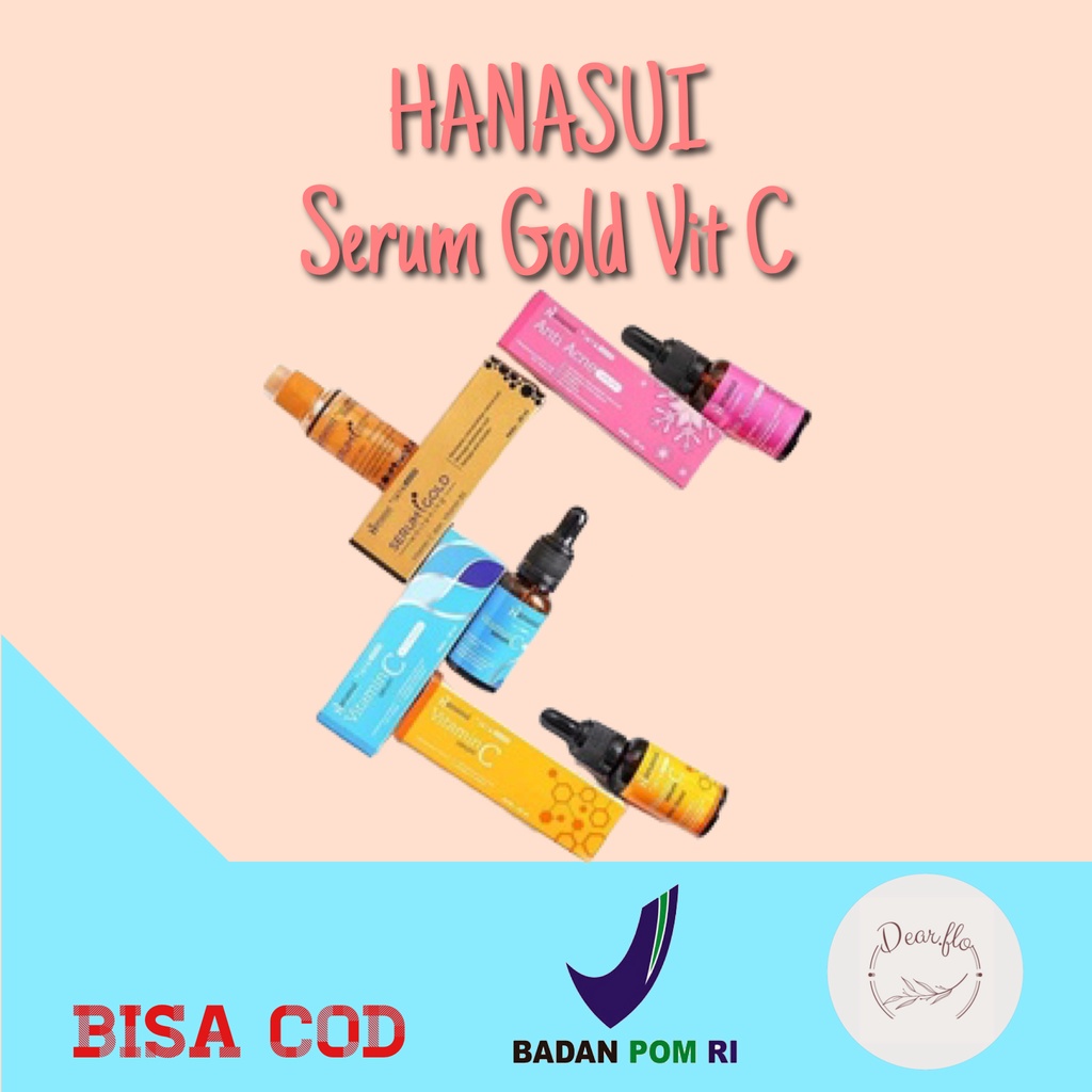 Jual HANASUI SERUM GOLD VIT C & COLLAGEN SERUM ACNE PROPOLIS BRIGHT UP ...