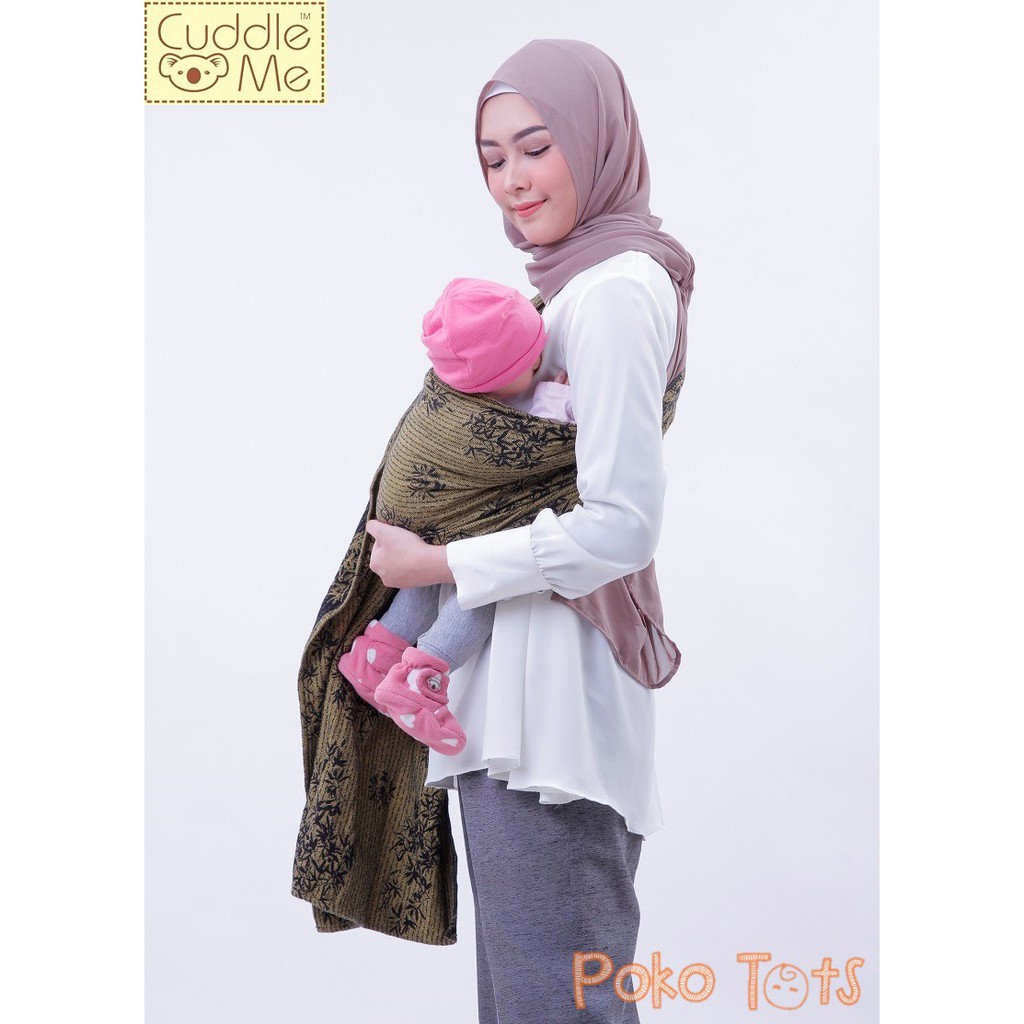 Cuddle Me Ring Sling Jacquard Gendongan Kain Bayi Anak Samping Ringsling Cuddleme Tenun