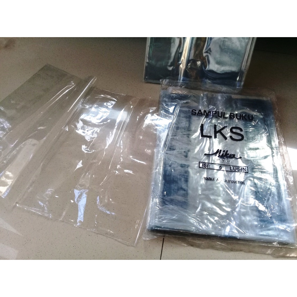 

Sampul Buku 29x20.5cm Plastik Mika PVC Tebal 12 pcs LKS