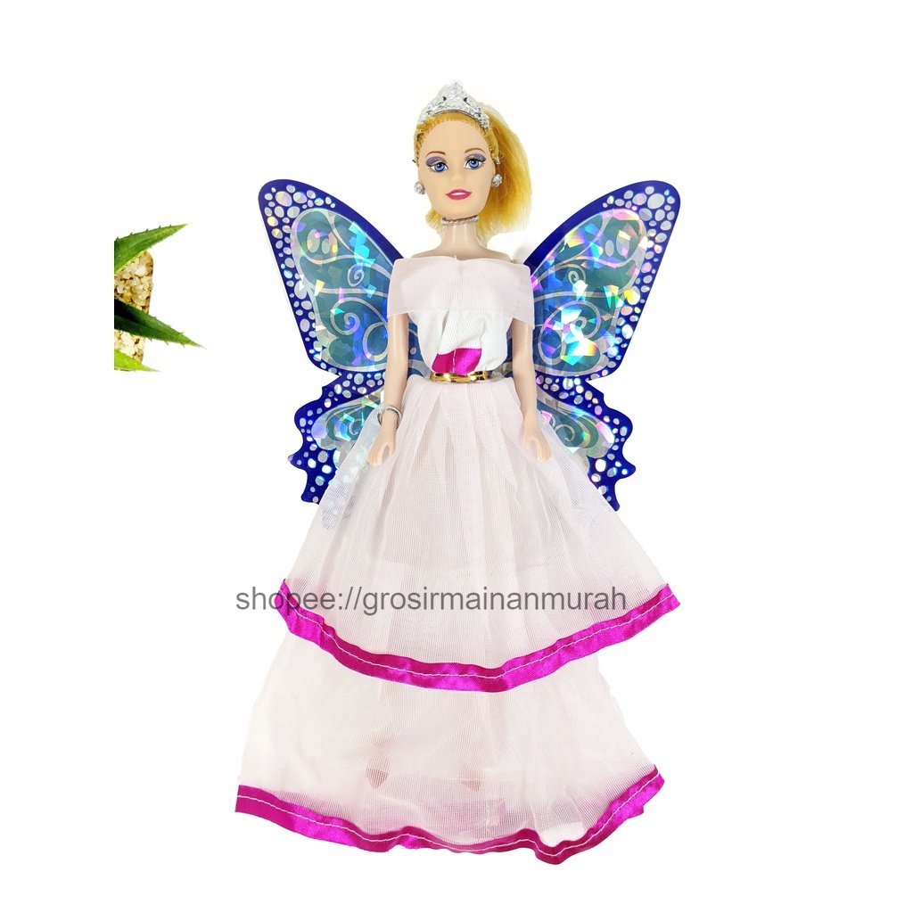 Mainan Boneka / Mainan Boneka Sayap / Mainan Boneka  Cantik dengan Sayap Peri