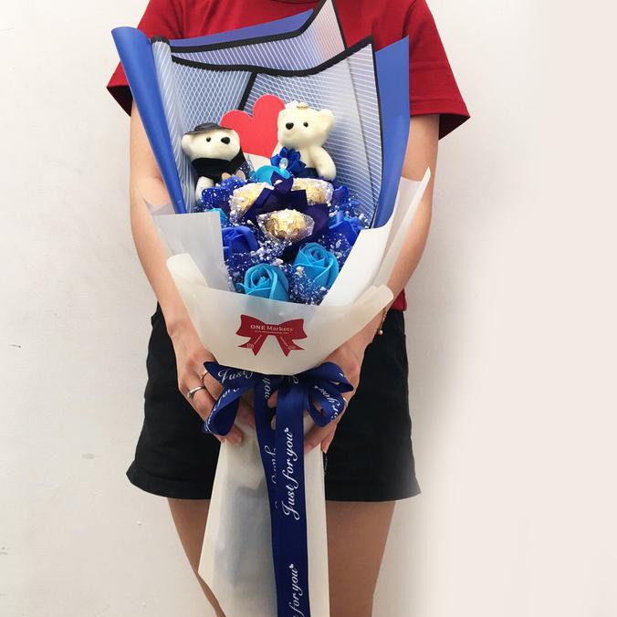 

Ready Oke Buket Bunga Anniversary Kado Valentine Kado Ulang Tahun 9S+3C+2B 719 B