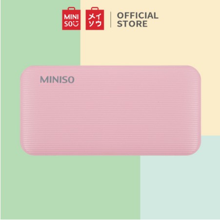 MINISO Power Bank Simple &amp; Fashionable 6000mAh Daya Besar Capacity Slim Charging