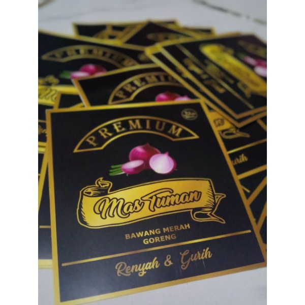 

STIKER LABEL MAKANAN SESUAI BENTUK | STIKER PROMOSI | STIKER MURAH | STIKER
