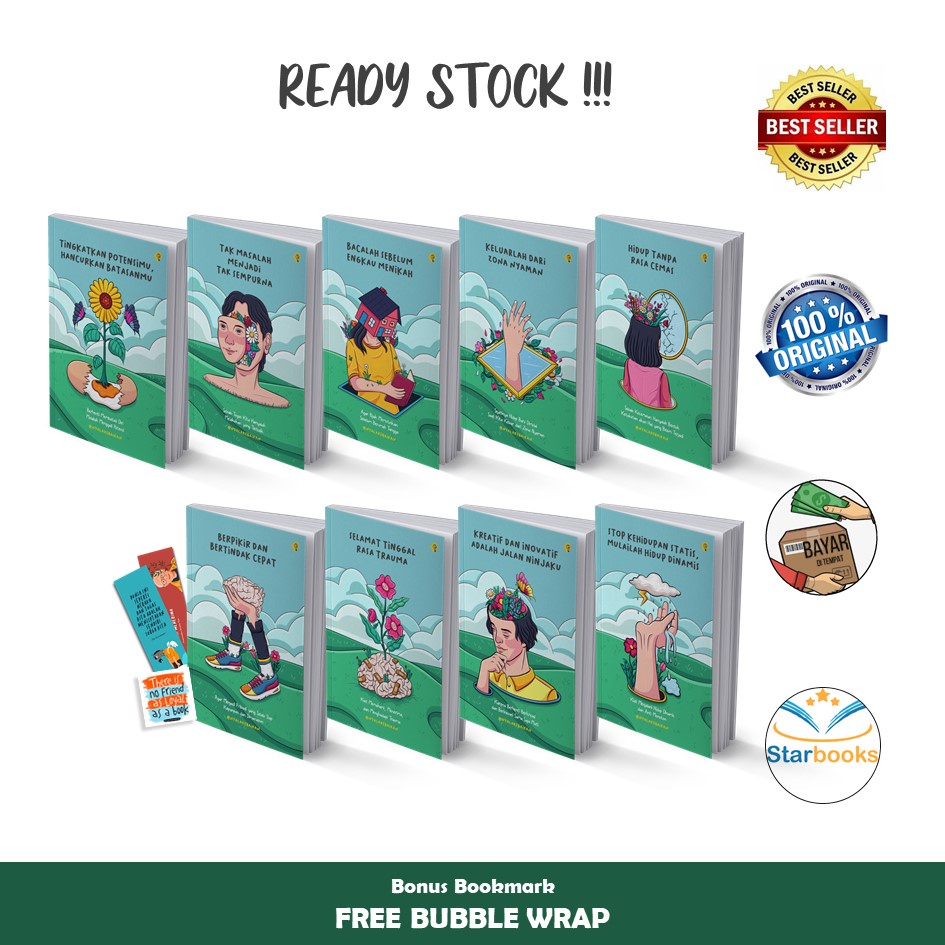 Jual 99K Dapat 3 Buku Seri Pengembangan Diri Nyala Kebaikan - Bright P ...